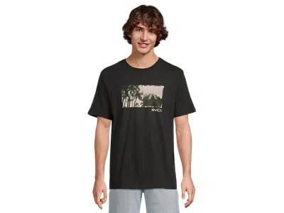 Rvca Balance Box Short Sleeve In Black