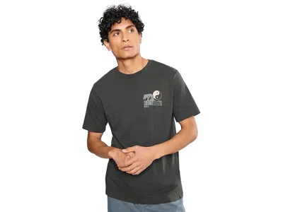 Rvca Balance Horizon Short Sleeve Men's T Shirt Pirate Black: Xl