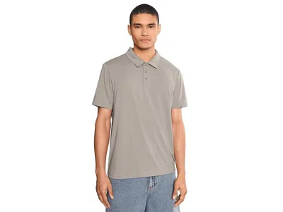 Rvca Balance Polo Men's T Shirt Brown Stone: Sm