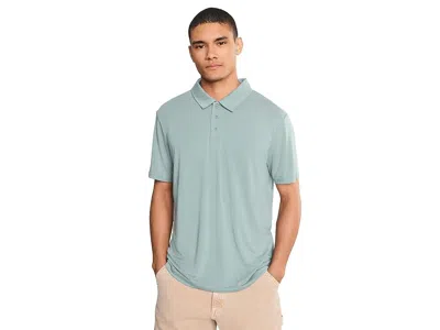 Rvca Balance Polo Men's T Shirt Lead 1: 2xl In Blue