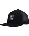 Rvca Big Boys  Black Va Atw Trucker Print Snapback Hat In Black
