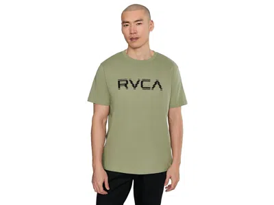 Rvca Big Glitch Short Sleeve Men's T Shirt Ranger Green: Md