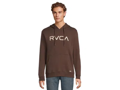 Rvca Big  Hoodie In Brown