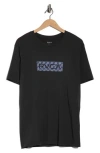 Rvca Box Fill Graphic T-shirt In Black