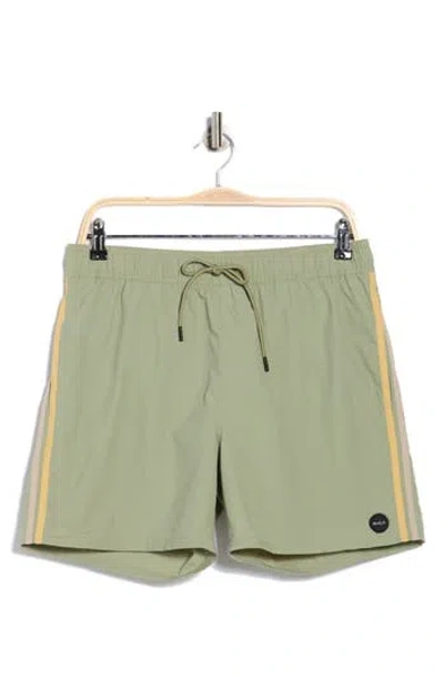 Rvca Breakout Swim Trunks In Green