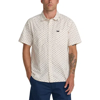 Rvca Breezy Floral Short Sleeve Button-up Shirt In Multi