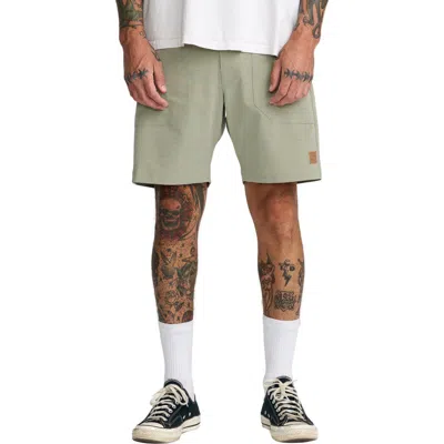 Rvca Brophy Hybrid Shorts In Green