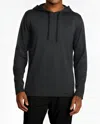 Rvca C-able Pullover Hoodie In Charcoal Heather In Gray