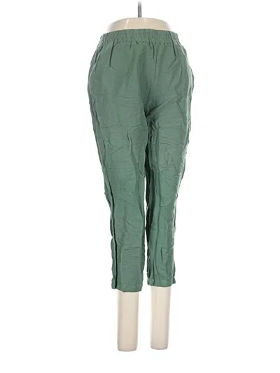 Pre-owned Rvca Cargo Pants In Green