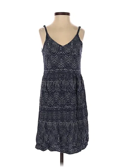 Pre-owned Rvca Casual Dress In Blue