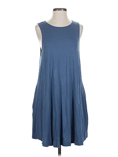 Pre-owned Rvca Casual Dress In Blue