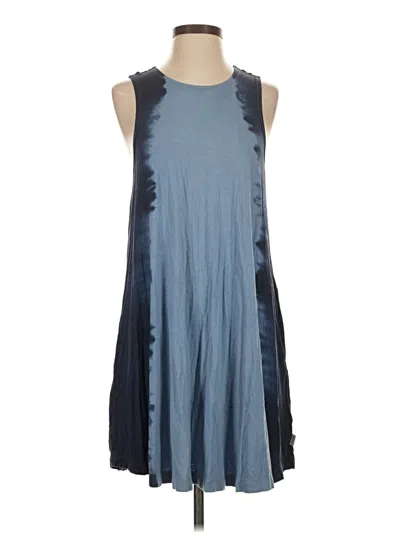 Pre-owned Rvca Casual Dress In Blue