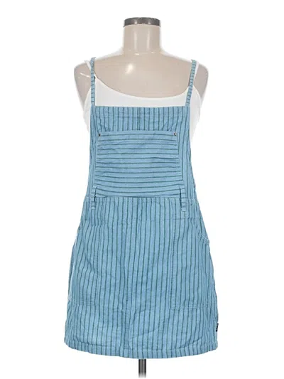 Pre-owned Rvca Casual Dress In Blue