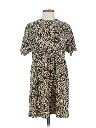 Pre-owned Rvca Casual Dress In Brown