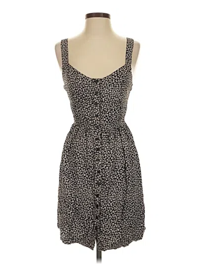 Pre-owned Rvca Casual Dress In Gray