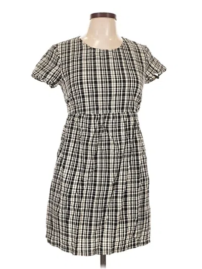 Pre-owned Rvca Casual Dress In Gray