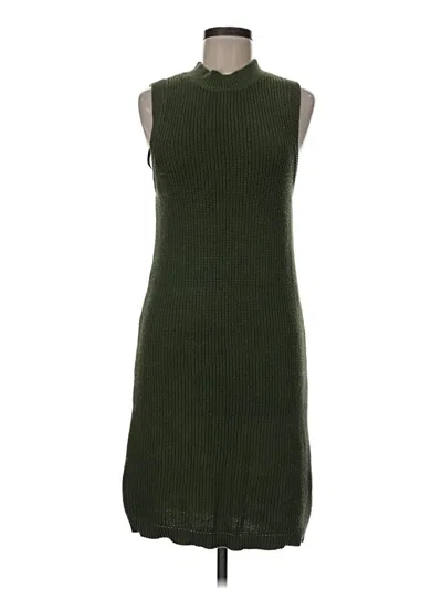 Pre-owned Rvca Casual Dress In Green