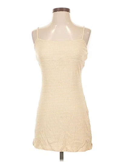 Pre-owned Rvca Casual Dress In Ivory