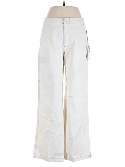 Pre-owned Rvca Casual Pants In Ivory