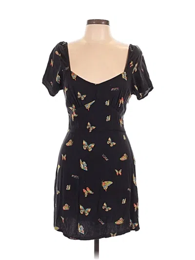 Pre-owned Rvca Cocktail Dress In Black