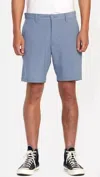 Rvca Daggers Hybrid Chino Short In Slate In Grey