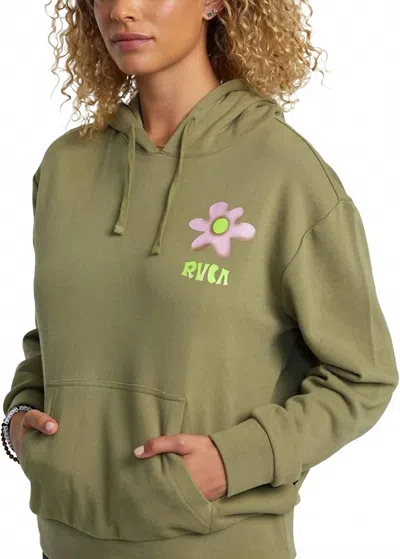 Rvca Day Dream Hoodie In Alo In Green