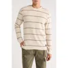 Rvca Day Shift Stripe Long Sleeve Thermal T-shirt In Gray
