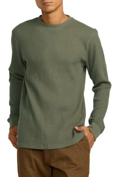 Rvca Day Shift Thermal Long Sleeve T-shirt In Multi