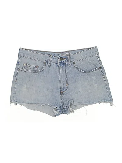 Pre-owned Rvca Denim Shorts In Blue