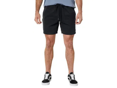 Rvca Escape 17 Elastic Shorts In Black