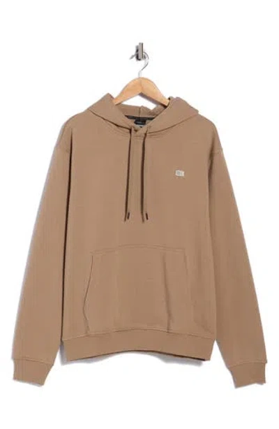 Rvca Essential Pullover Hoodie In Dark Khaki