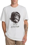Rvca Evolution Graphic T-shirt In White