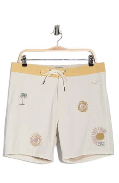 Rvca Exotica Board Shorts In Neutral