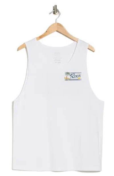 Rvca Exotica Graphic Tank In White