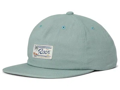 Rvca Exotica Snapback Traditional Hats Lead: One Size In Green