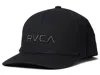 Rvca Flex Fit Caps Black: Sm/md In Black