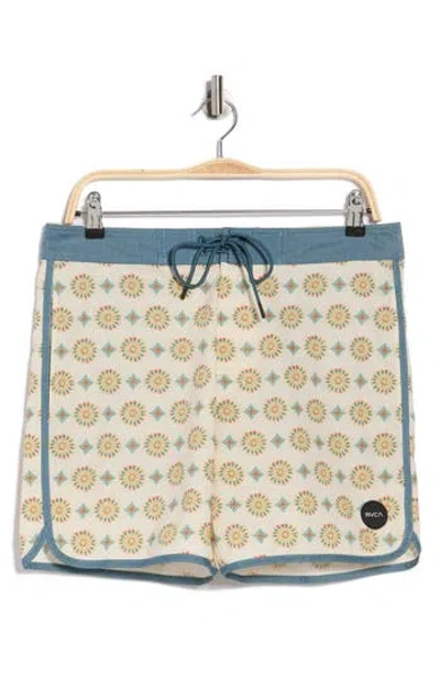 Rvca Freeport Swim Trunks In Multi