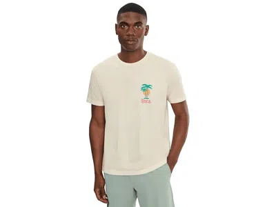 Rvca Frond Mural Short Sleeve Men's T Shirt Ceramic: Lg, Cotton In White