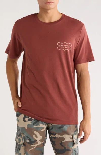 Rvca Genuine  Cotton Graphic T-shirt In Animal Print