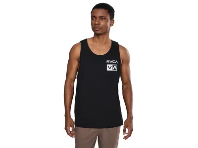 Rvca Glitch Tank Top In Black