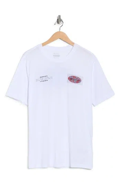 Rvca Global Heat Graphic T-shirt In White