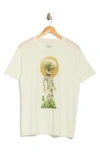 Rvca Gordon Skeleton Graphic T-shirt In White