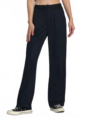 Rvca Hudson Pant In  Black In Blue