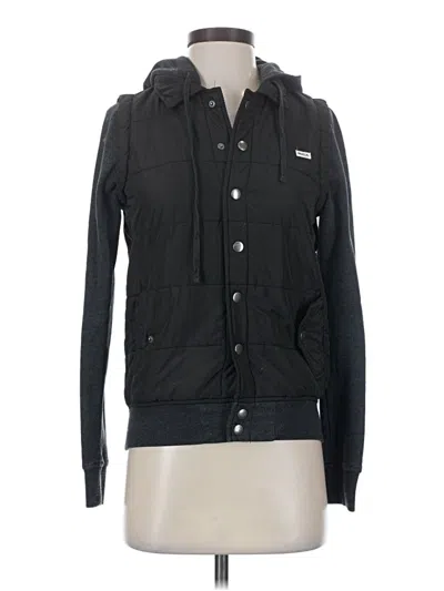 Pre-owned Rvca Jacket In Black