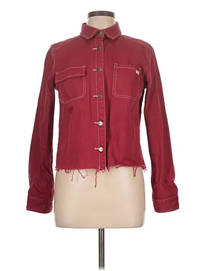 Pre-owned Rvca Jacket In Red