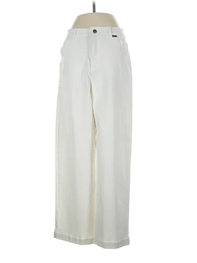 Pre-owned Rvca Jeans In Ivory