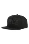 Rvca Jonah Snapback Hat In Black