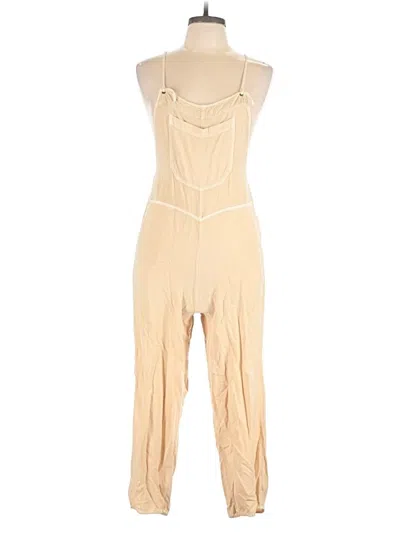 Pre-owned Rvca Jumpsuit In Tan