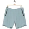 Rvca Kevin Stretch Woven Shorts In Blue