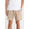 Rvca Kevin Stretch Woven Shorts In Brown